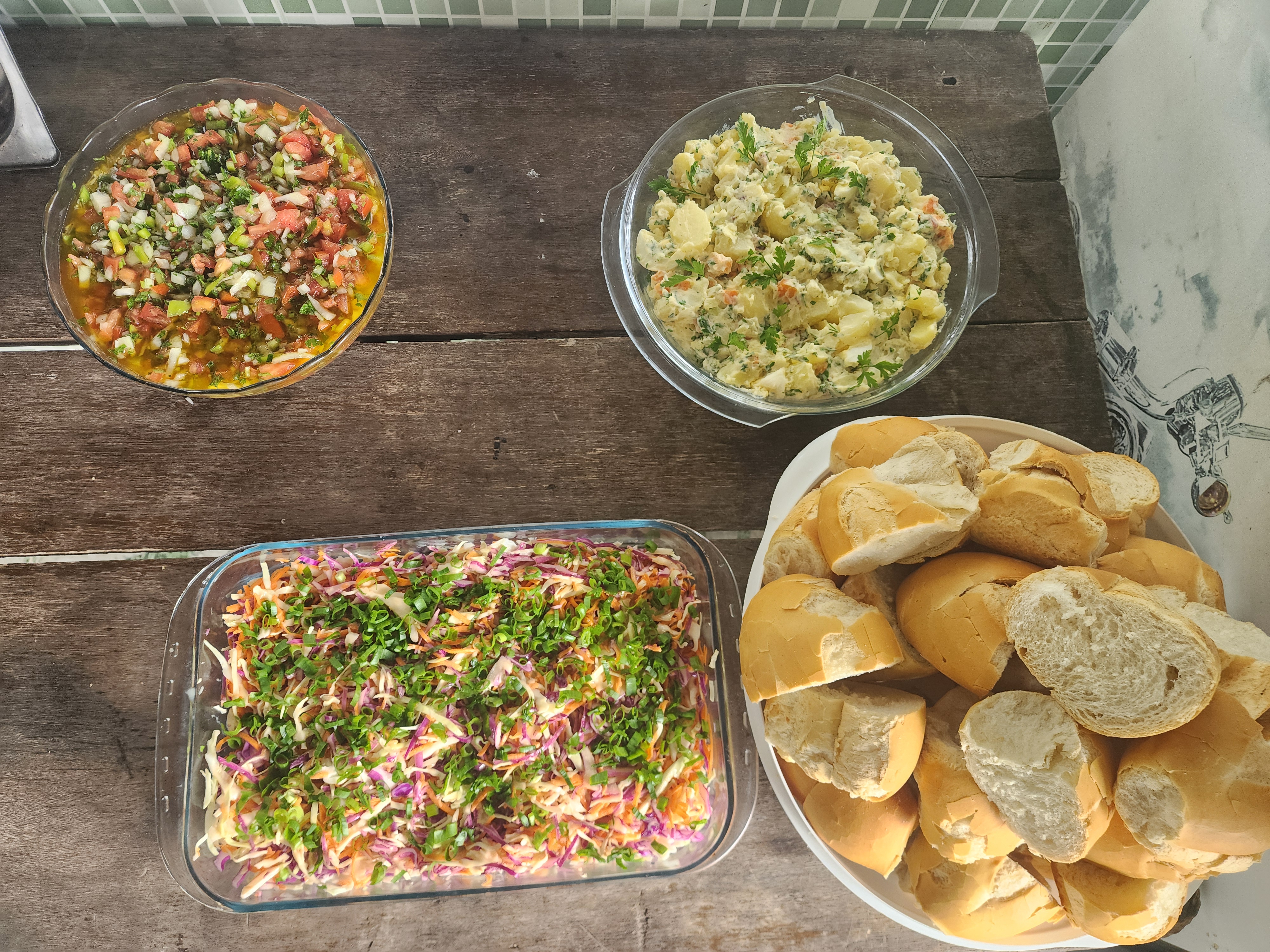 Variedade de Saladas